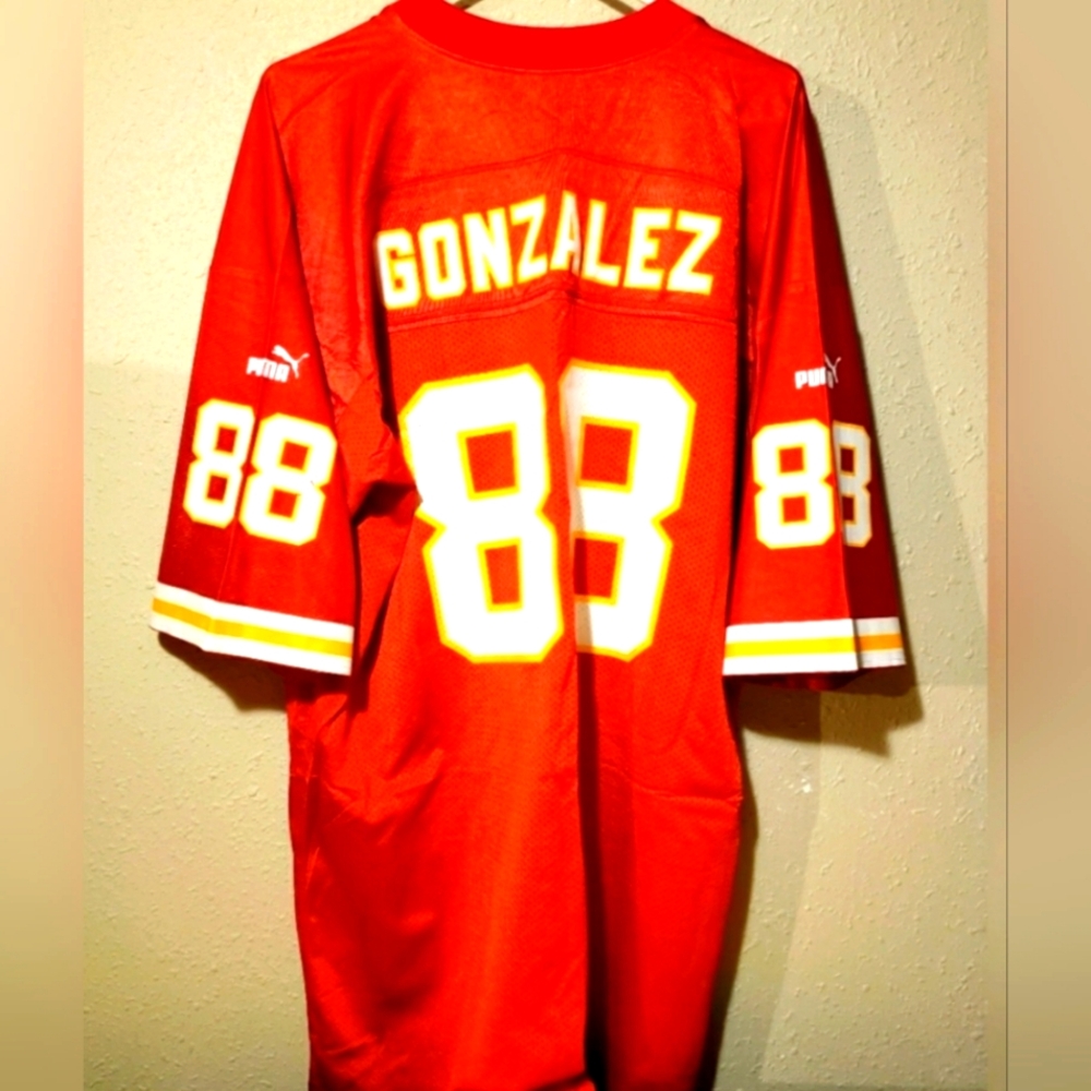 NFL Kansas City Chiefs Tony Gonzalez#88 Throwback PUMA Jersey Size 2XL